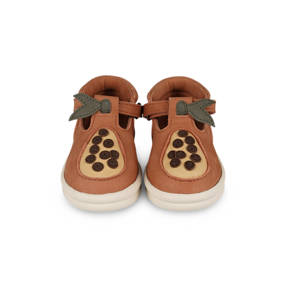 Joeka Shoes | Papaya | Walnut Nubuck