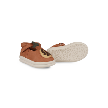 Joeka Shoes | Papaya | Walnut Nubuck