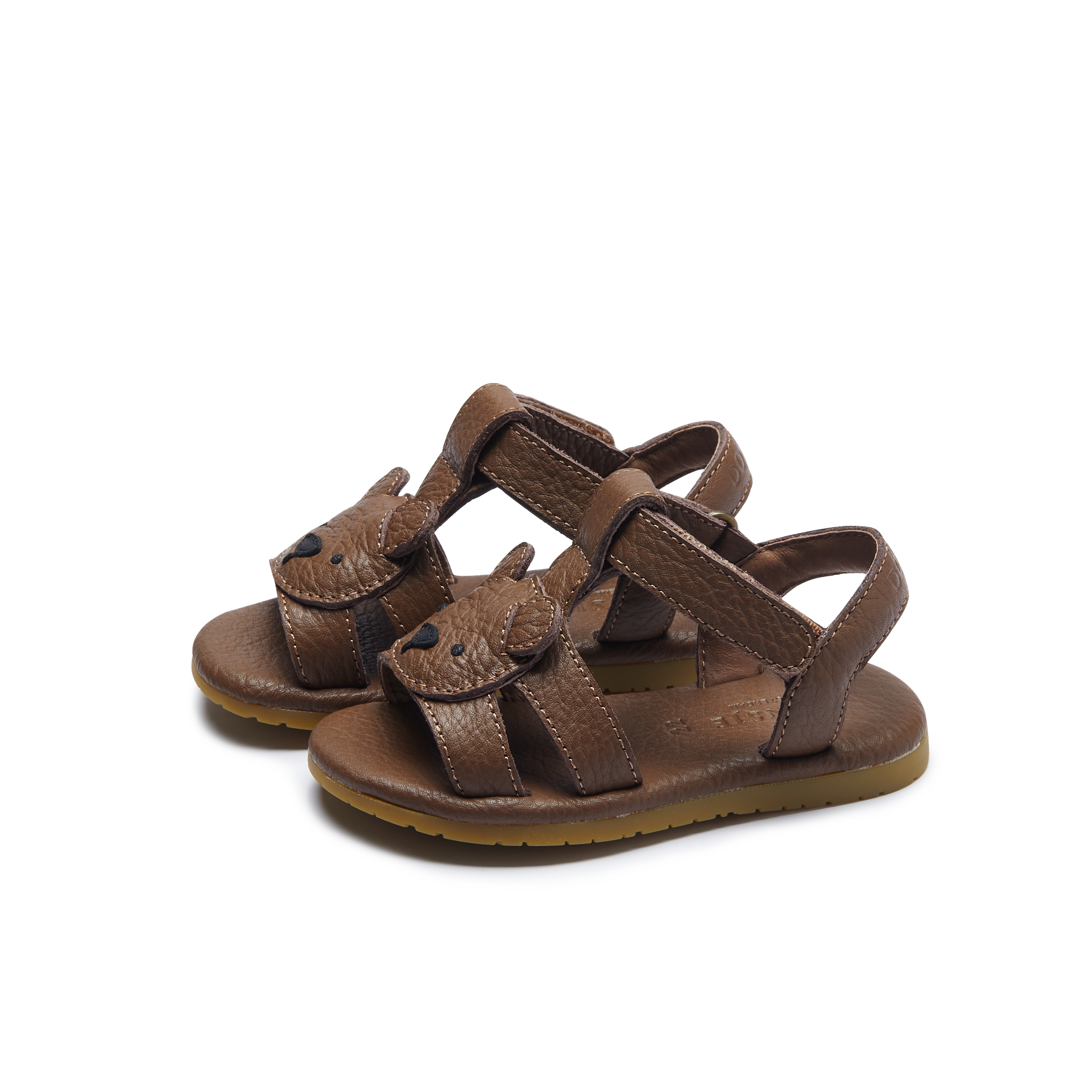 Mhalo Sandals | Bear | Cognac Leather