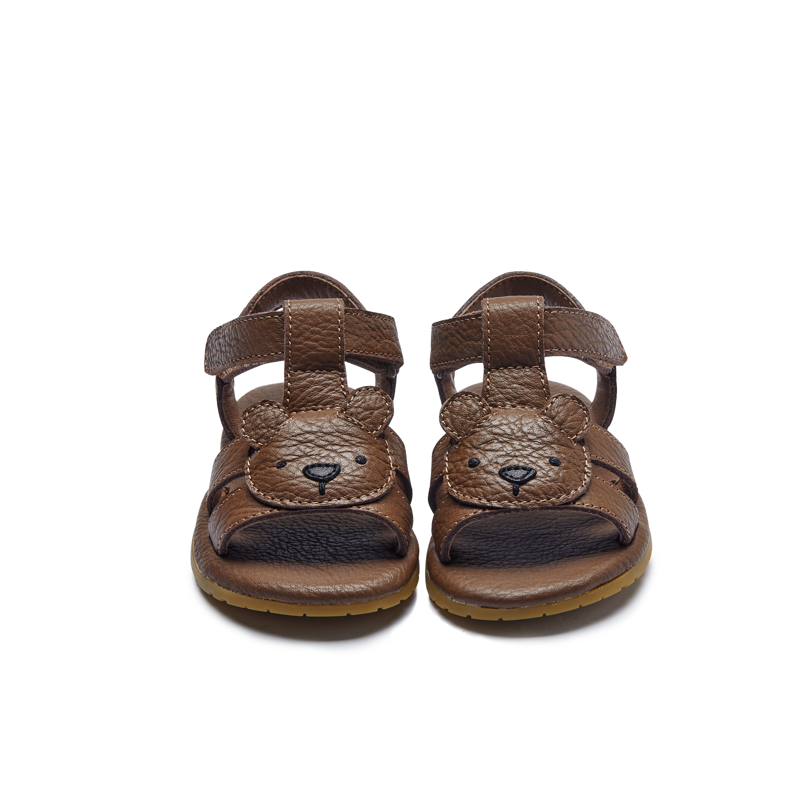 Mhalo Sandals | Bear | Cognac Leather