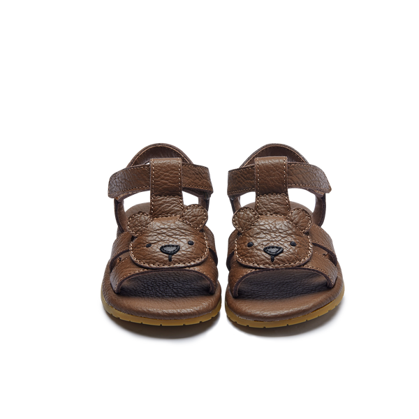 Mhalo Sandals | Bear | Cognac Leather