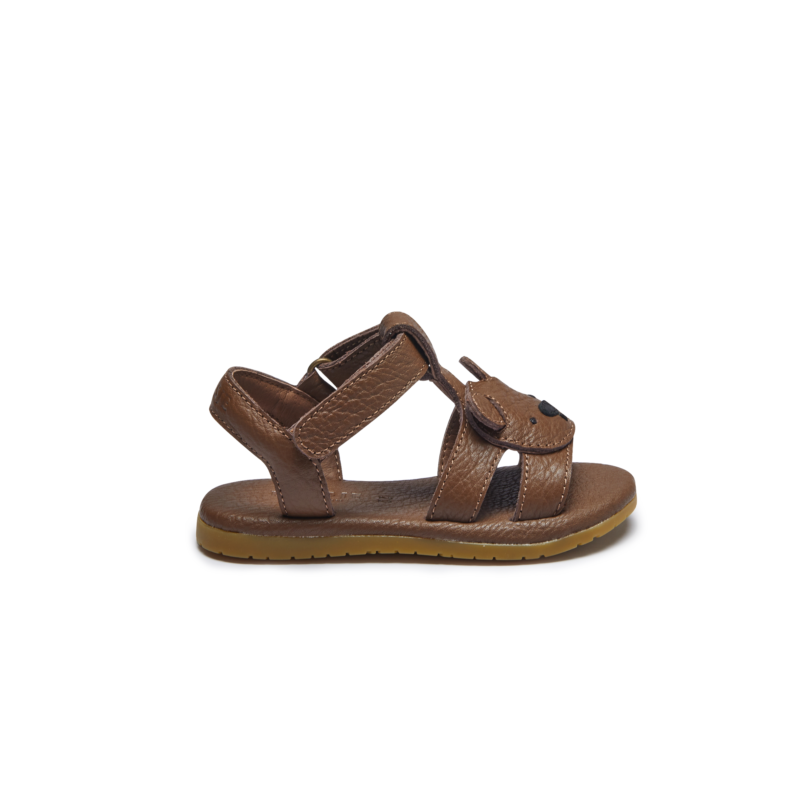 Mhalo Sandals | Bear | Cognac Leather