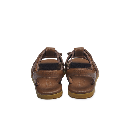 Mhalo Sandals | Bear | Cognac Leather