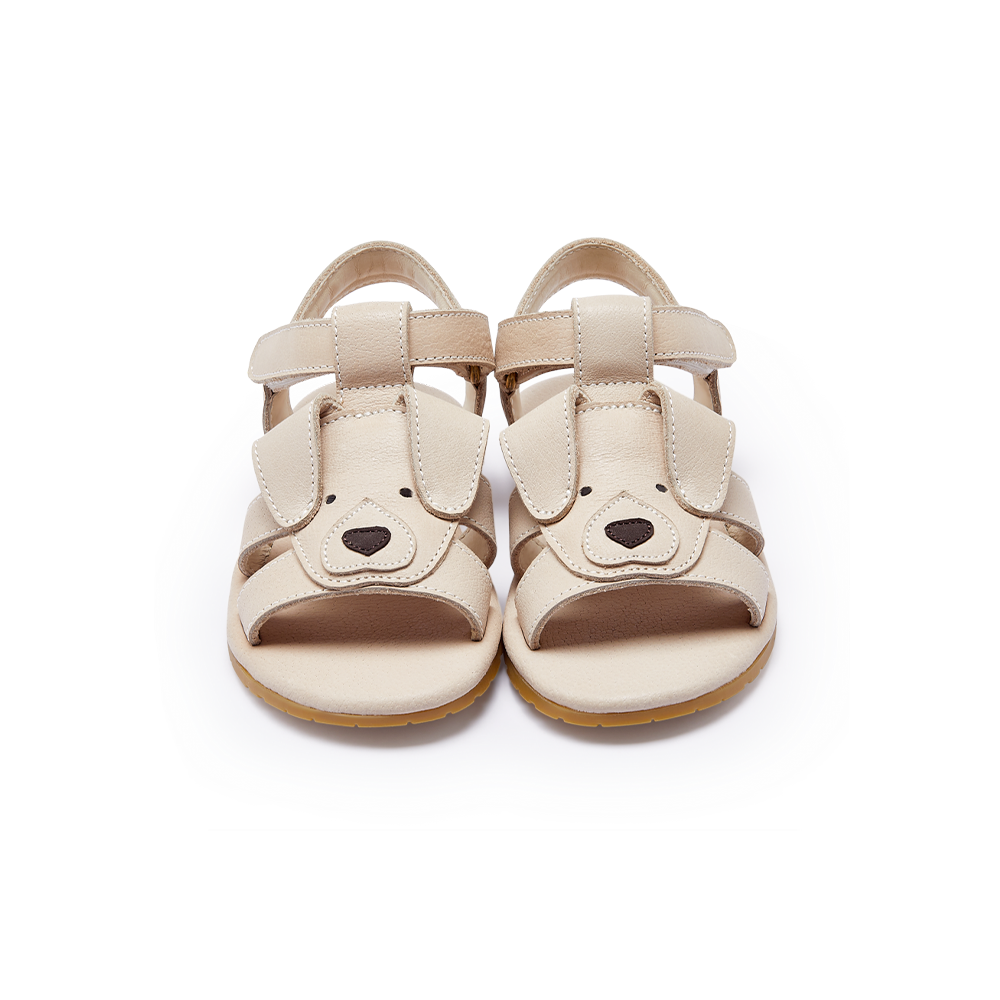 Mhalo Sandals | Golden Retriever | Ivory Leather