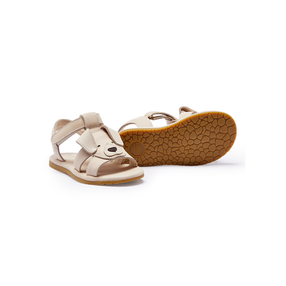 Mhalo Sandals | Golden Retriever | Ivory Leather