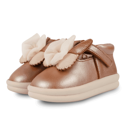 Vlindy Shoes | Clay Metallic Leather