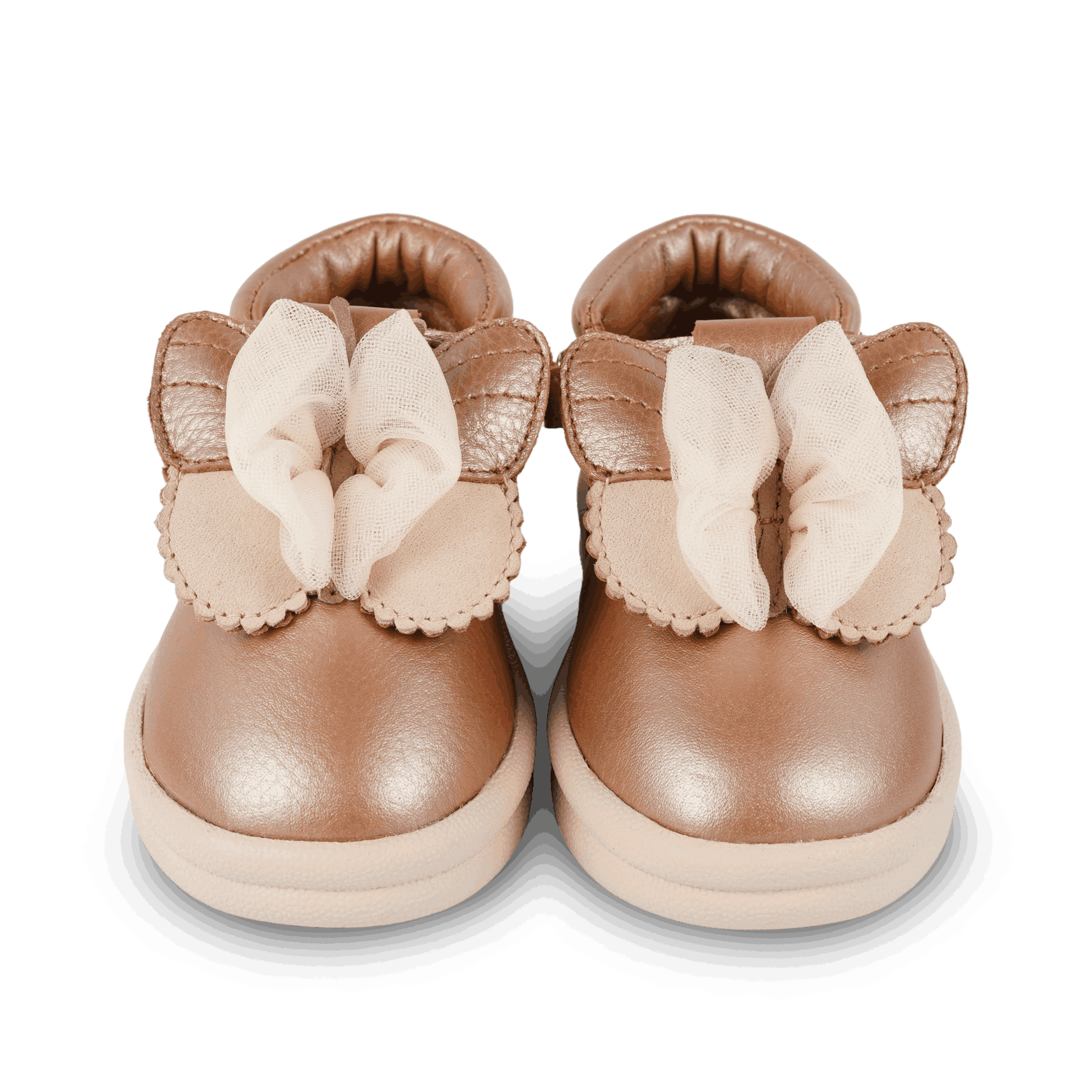 Vlindy Shoes | Clay Metallic Leather