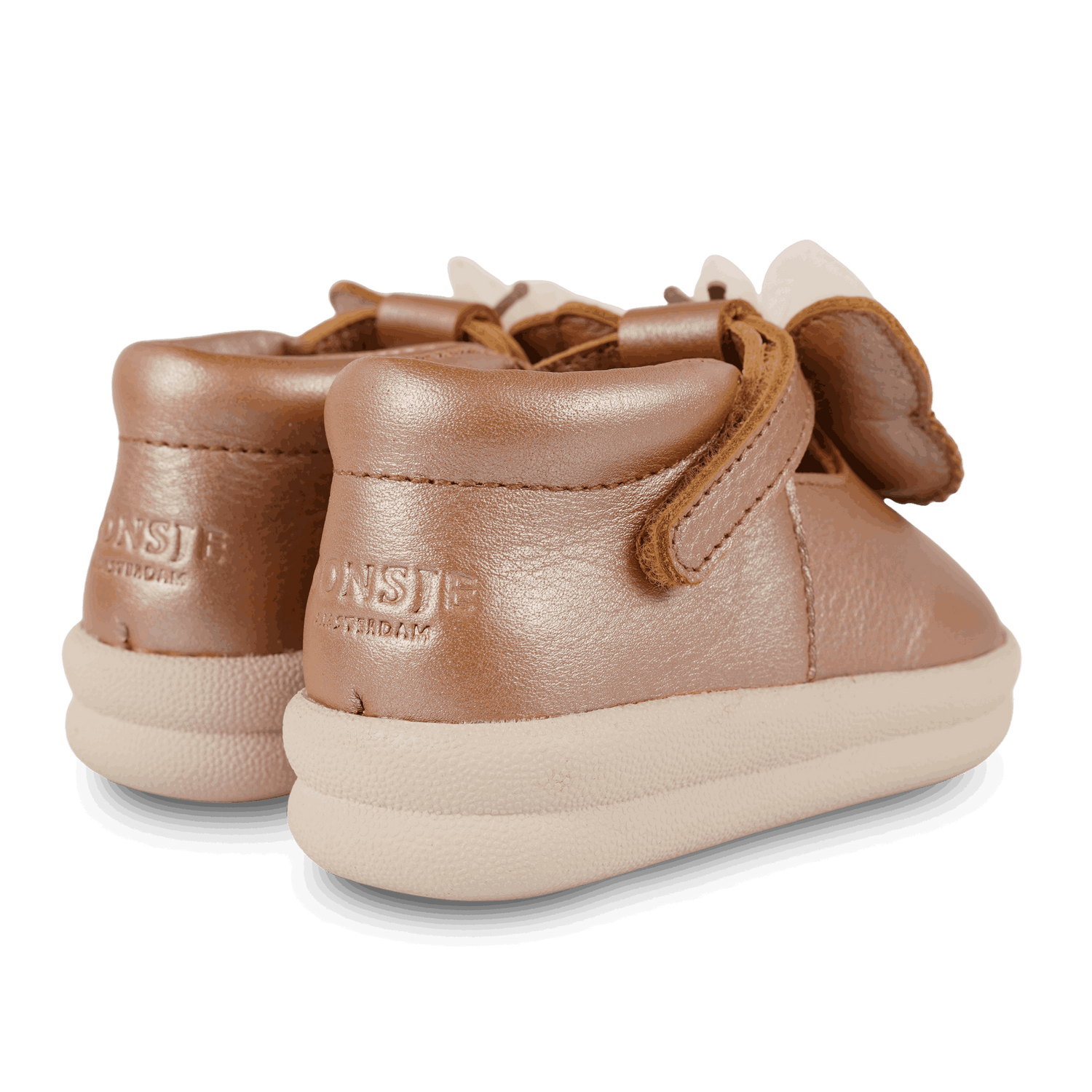 Vlindy Shoes | Clay Metallic Leather