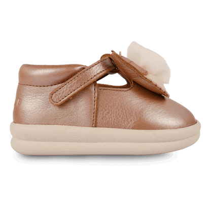 Vlindy Shoes | Clay Metallic Leather