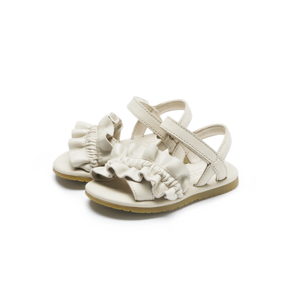 Yine Sandals | Off White Leather