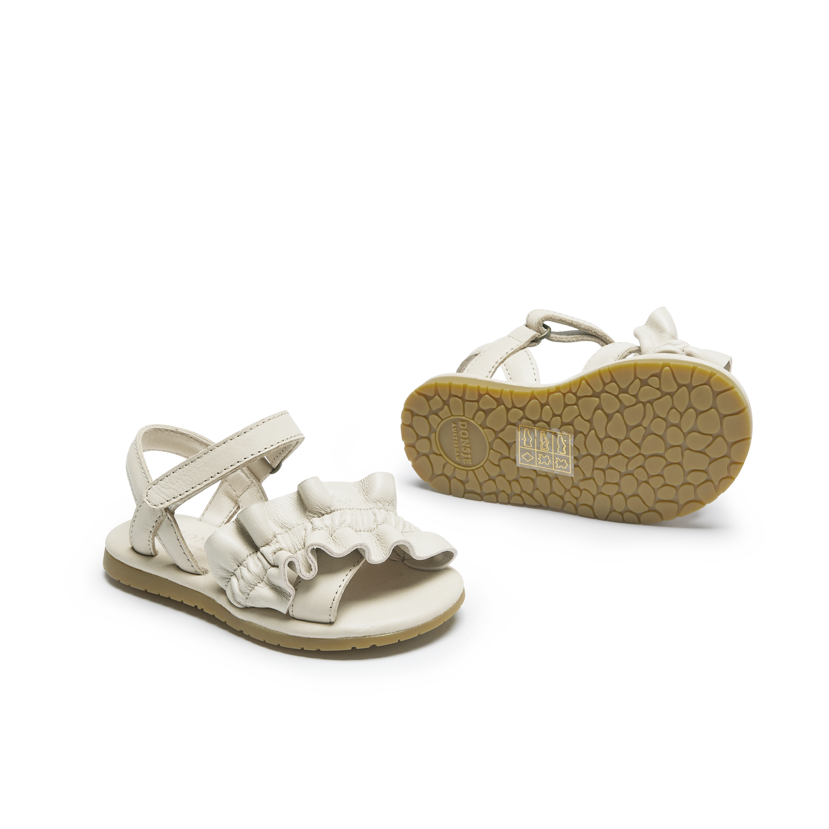 Yine Sandals | Off White Leather