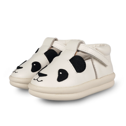 Zazo Classic Shoes | Panda | Off White Leather