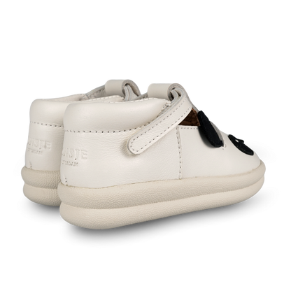 Zazo Classic Shoes | Panda | Off White Leather