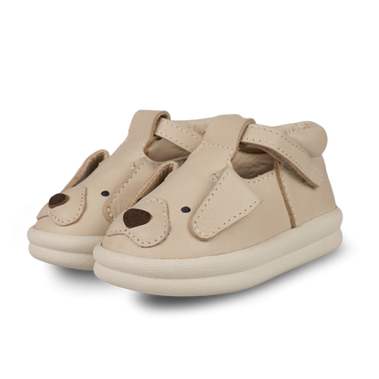 Zazo Special Shoes | Golden Retriever | Ivory Classic Leather