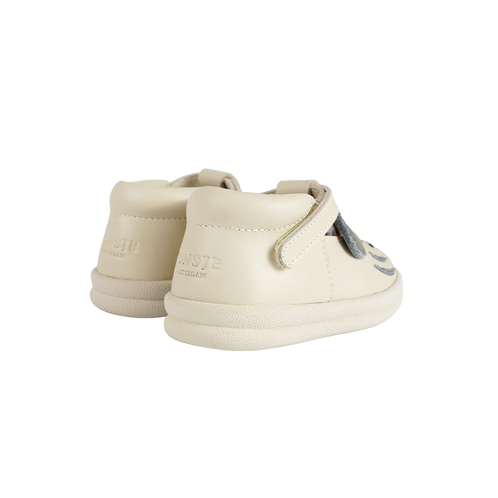 Zazo Special Shoes | White Tiger | Cream Leather