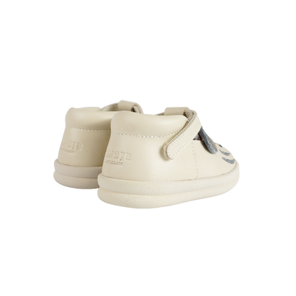 Zazo Special Shoes | White Tiger | Cream Leather