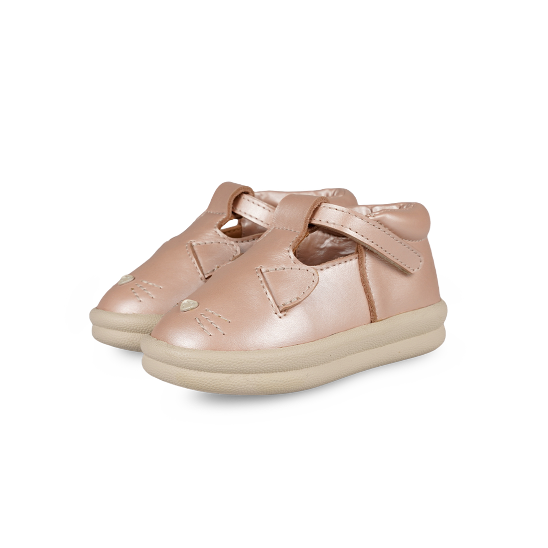 Zilpa Shoes | Cat | Rose Metallic Leather