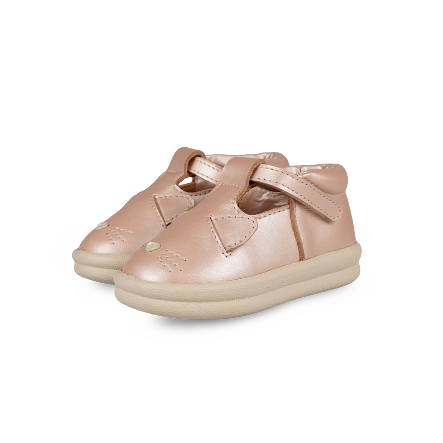 Zilpa Shoes | Cat | Rose Metallic Leather