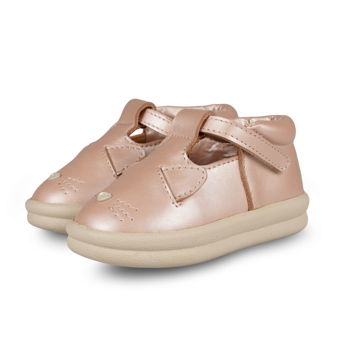 Zilpa Shoes | Cat | Rose Metallic Leather