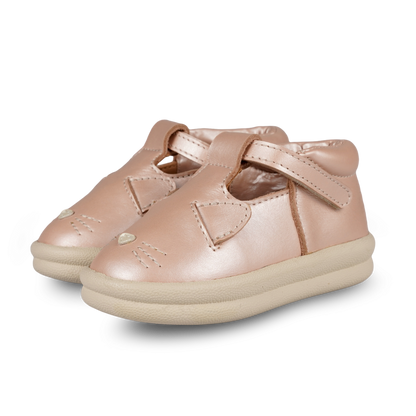 Zilpa Shoes | Cat | Rose Metallic Leather