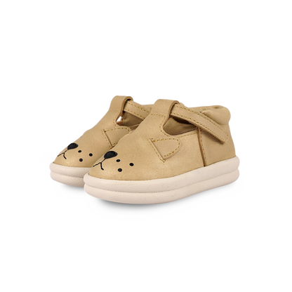 Zilpa Shoes | Lion | Gold Metallic Nubuck