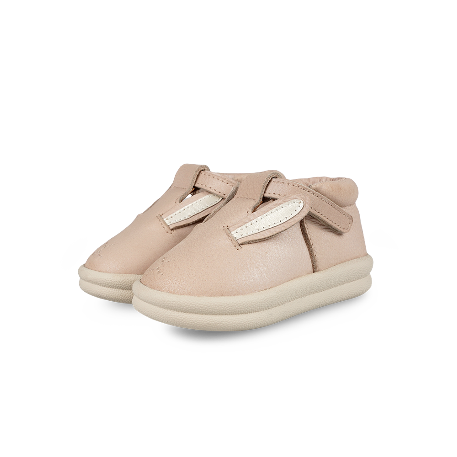 Zilpa Shoes | Pink Bunny | Powder Metallic Nubuck