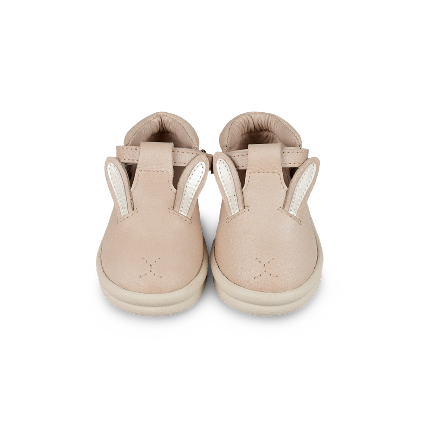 Zilpa Shoes | Pink Bunny | Powder Metallic Nubuck