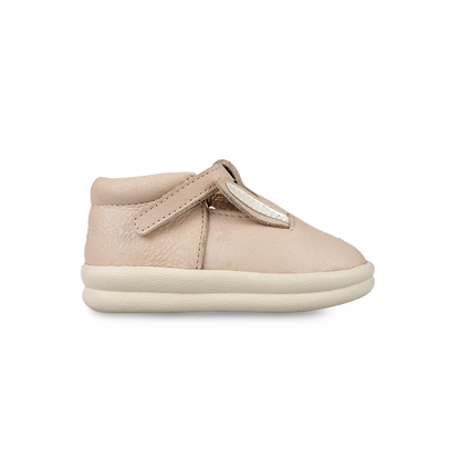 Zilpa Shoes | Pink Bunny | Powder Metallic Nubuck