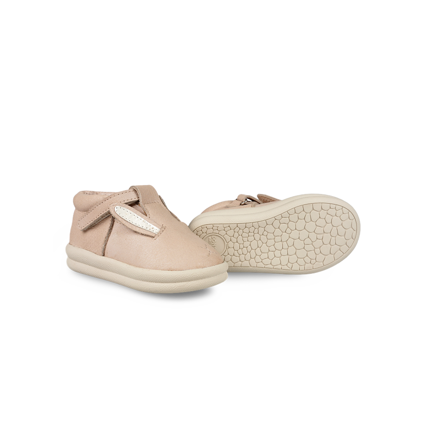 Zilpa Shoes | Pink Bunny | Powder Metallic Nubuck