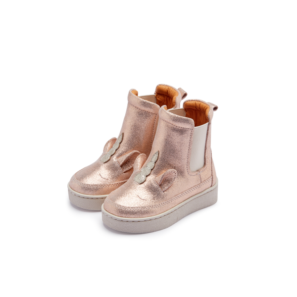 Kheera Boots | Unicorn | Powder Metallic Leather