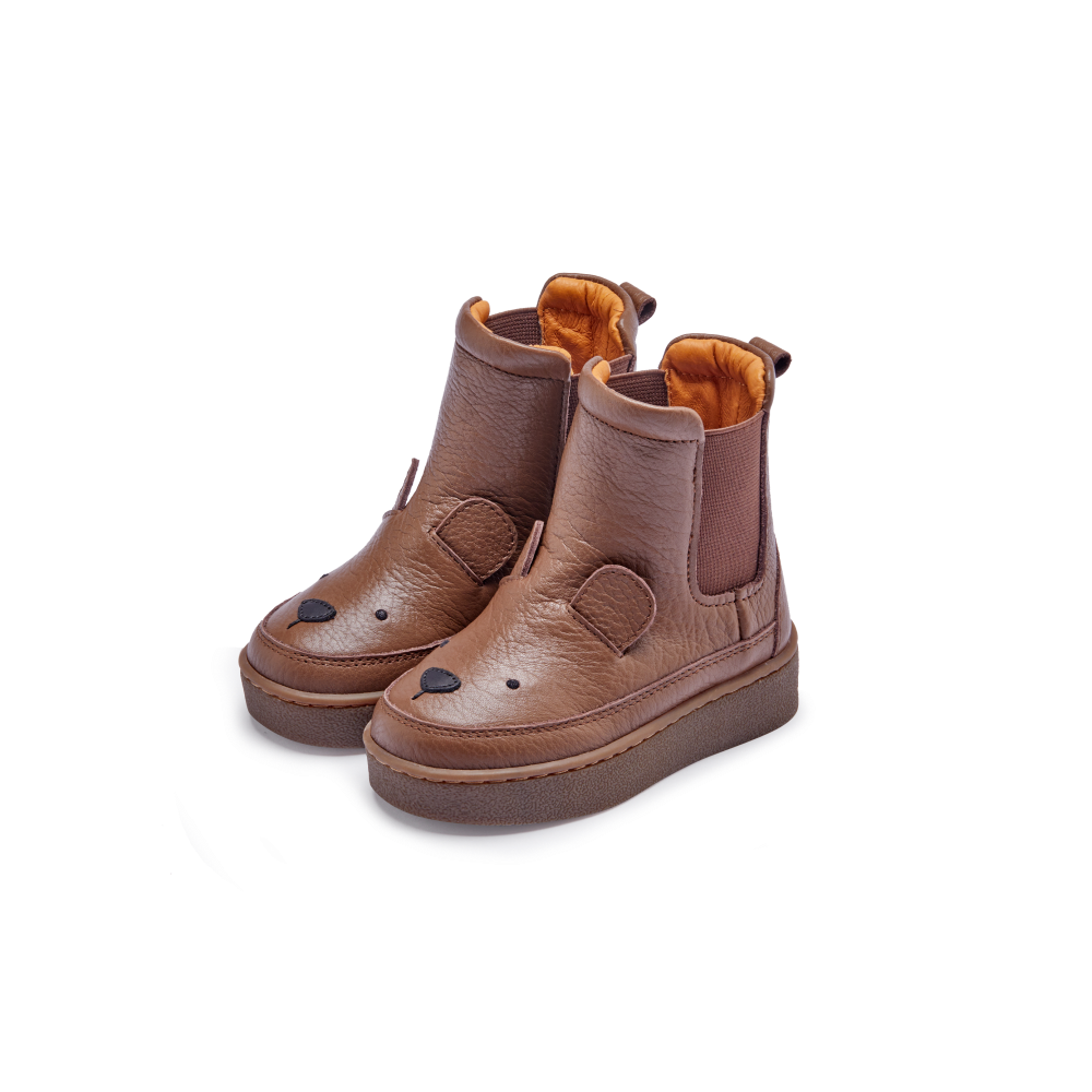 Thudo Classic Boots | Bear | Cognac Leather
