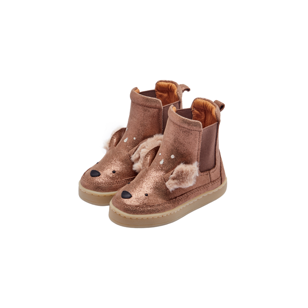 Eladi Boots | Deer | Bronze Metallic Leather