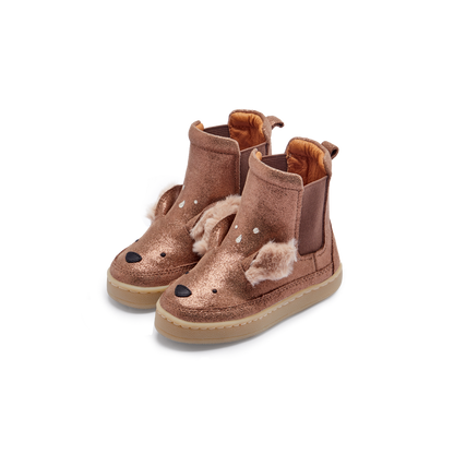 Eladi Boots | Deer | Bronze Metallic Leather