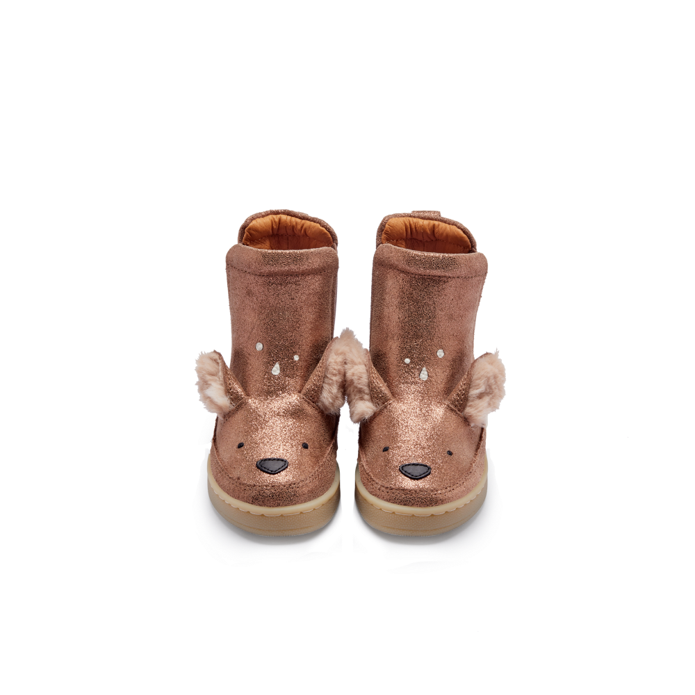 Eladi Boots | Deer | Bronze Metallic Leather