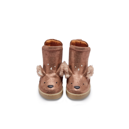 Eladi Boots | Deer | Bronze Metallic Leather