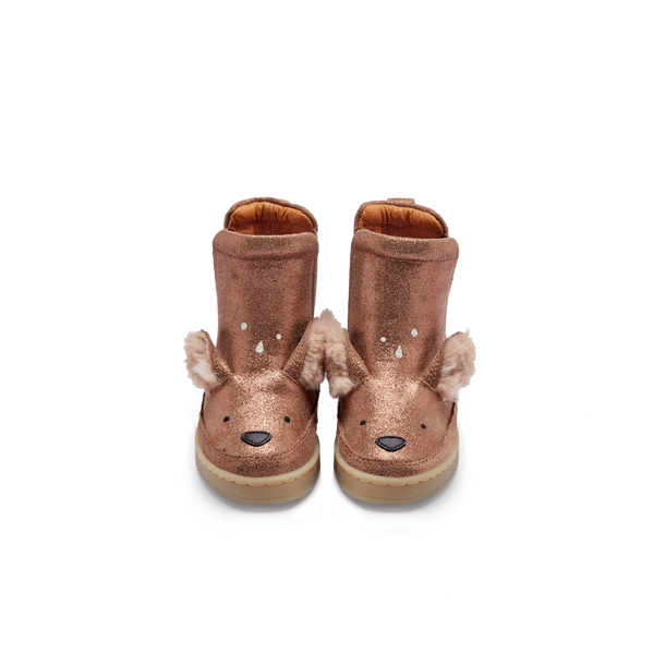 Eladi Boots | Deer | Bronze Metallic Leather