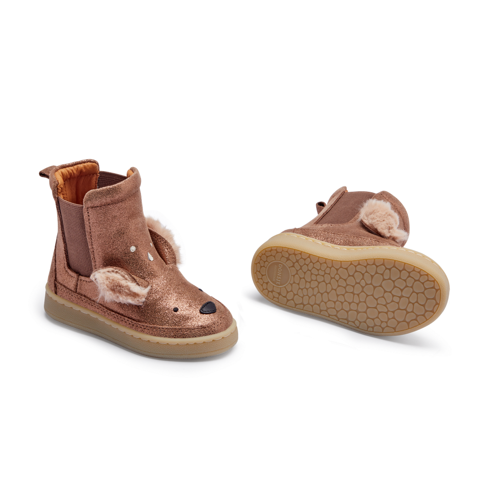 Eladi Boots | Deer | Bronze Metallic Leather