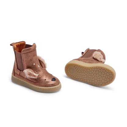Eladi Boots | Deer | Bronze Metallic Leather