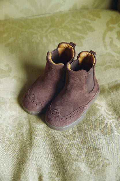 Lesmer Boots | Burgundy Suede