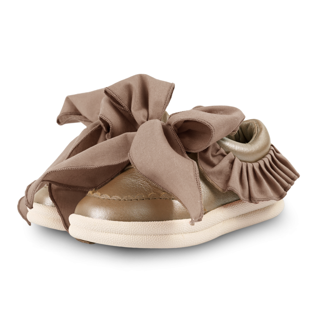 Niene Sneakers | Truffle Metallic Nubuck