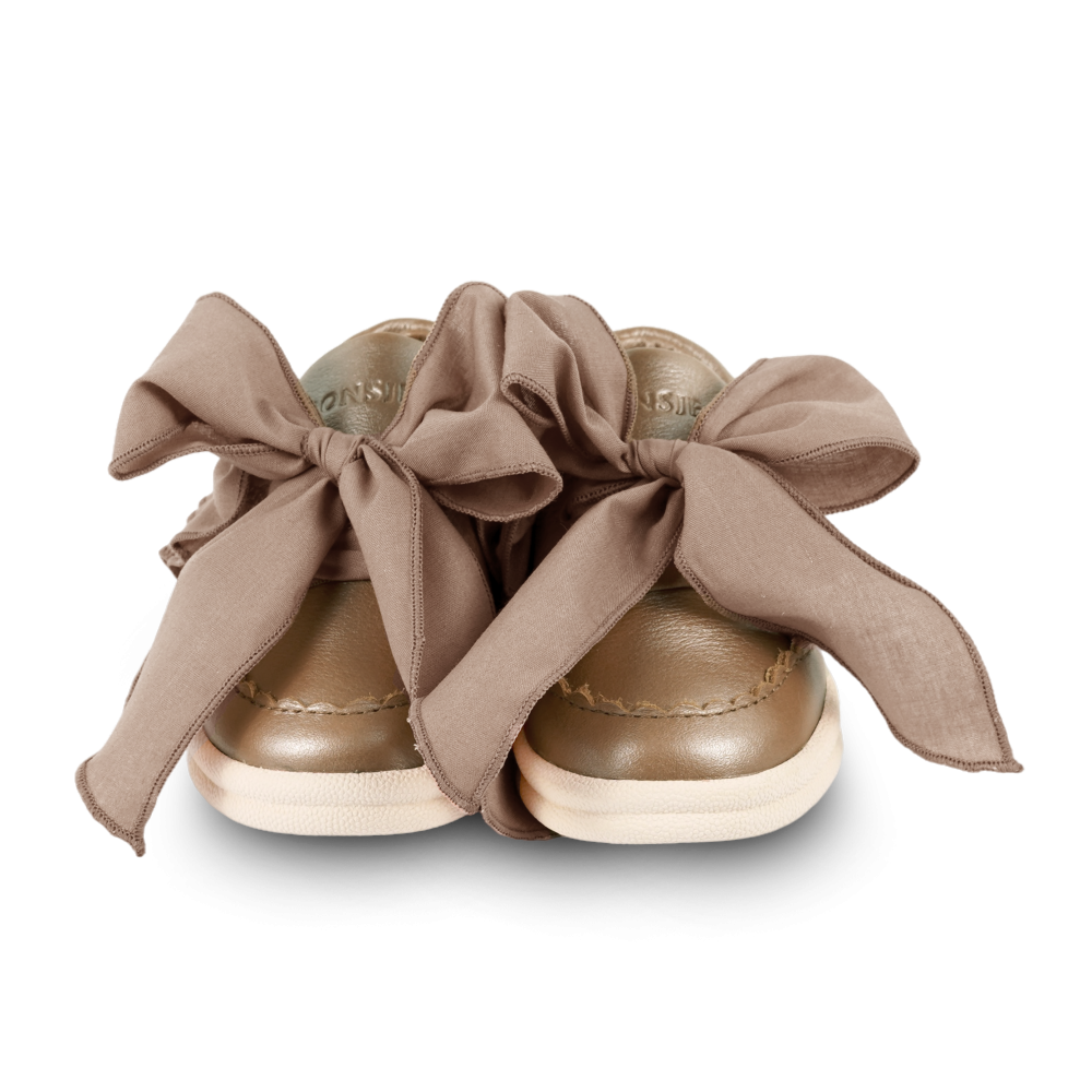 Niene Sneakers | Truffle Metallic Nubuck