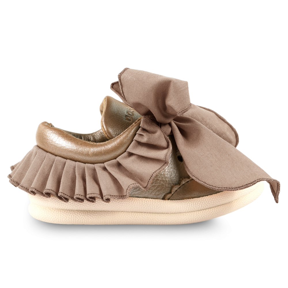 Niene Sneakers | Truffle Metallic Nubuck