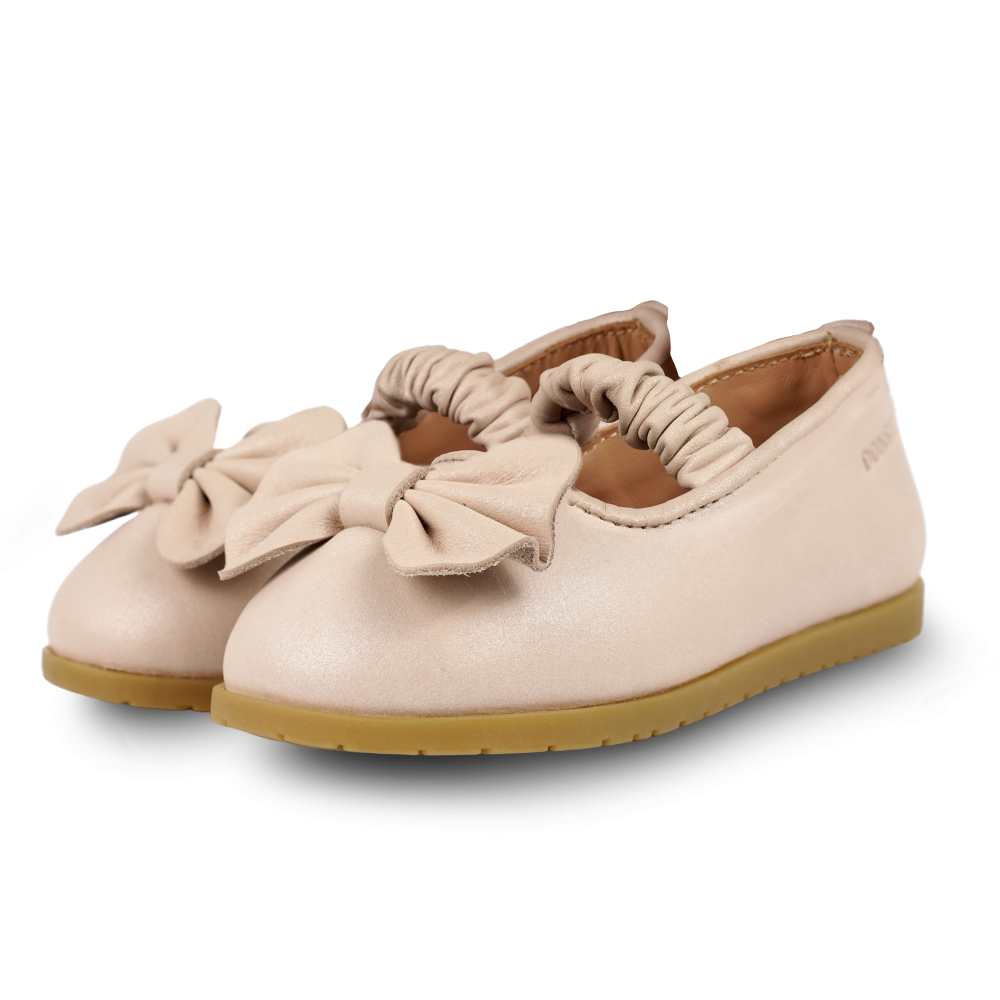 Sylah Ballerinas | Powder Metallic Nubuck