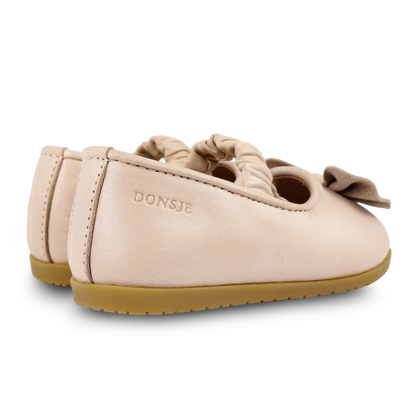 Sylah Ballerinas | Powder Metallic Nubuck