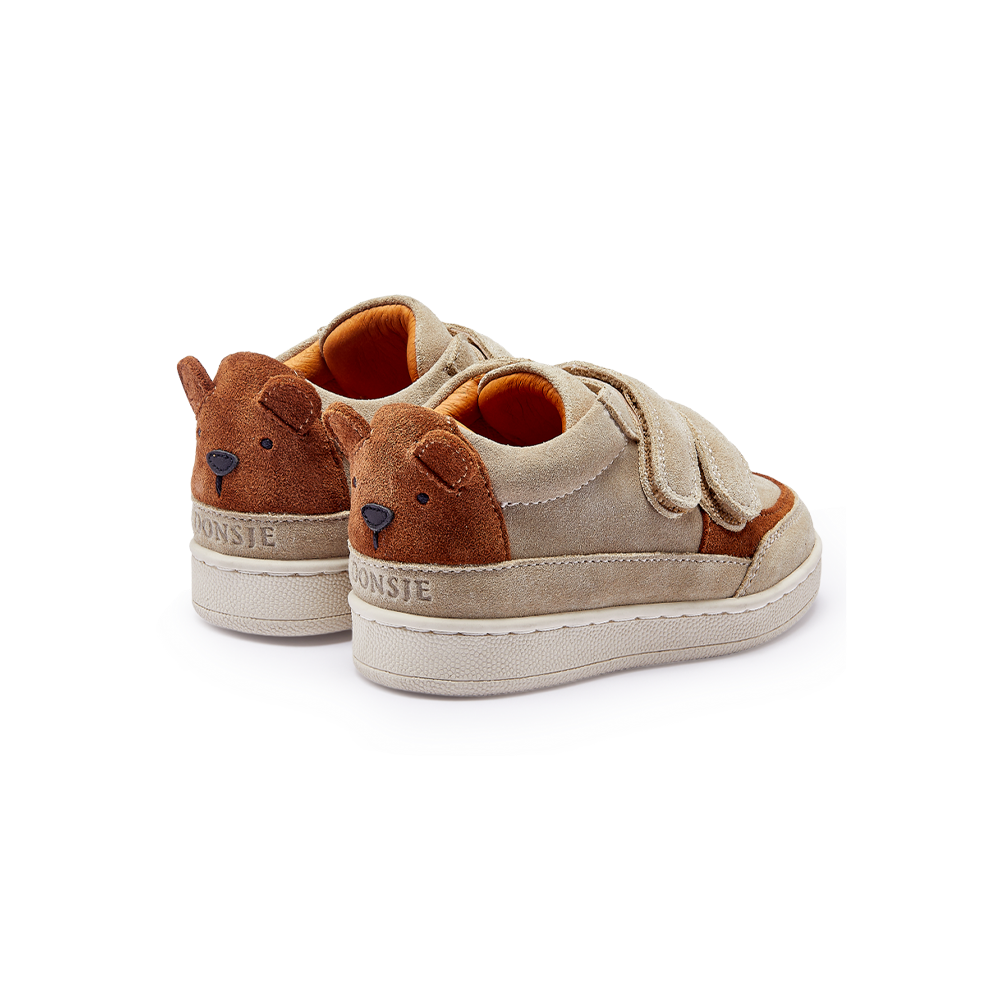 Pinou Sneakers | Bear | Taupe Suede