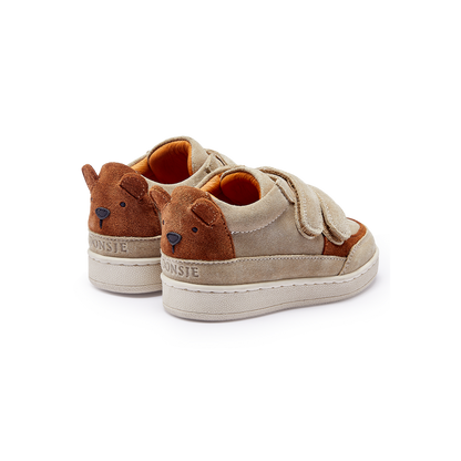 Pinou Sneakers | Bear | Taupe Suede