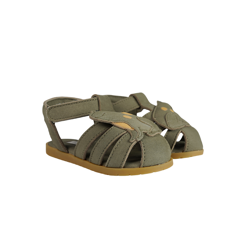 Damio Sandals | Frog | Stone Nubuck