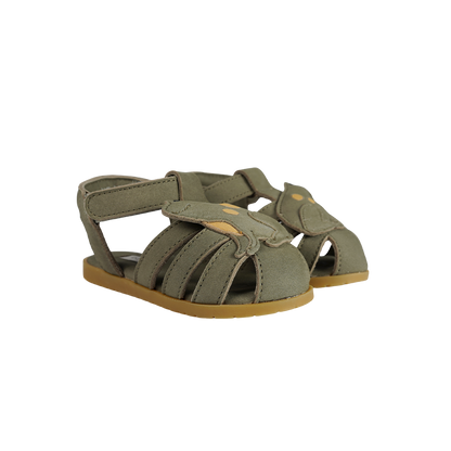 Damio Sandals | Frog | Stone Nubuck