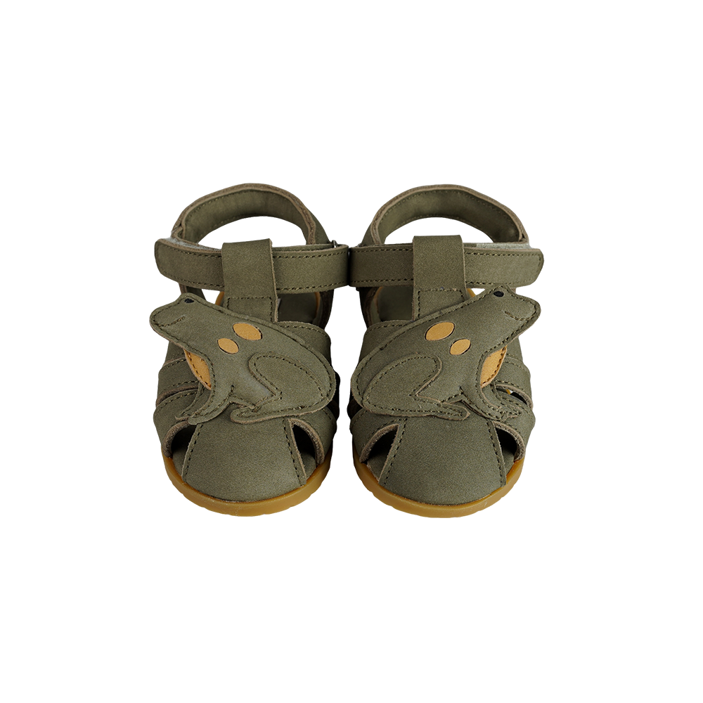 Damio Sandals | Frog | Stone Nubuck
