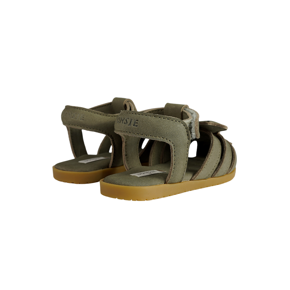 Damio Sandals | Frog | Stone Nubuck